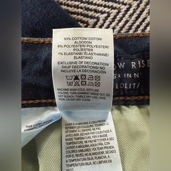 Lucky Brand Low Rise Lolita Skinny - 4/27A - Picture 5 of 7